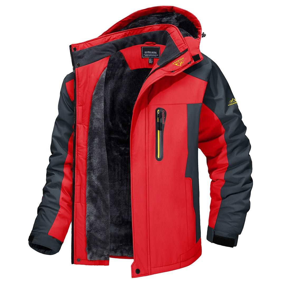 Kellan | Men's Fleece-Lined Waterproof Hooded Insulated Winter Jacket