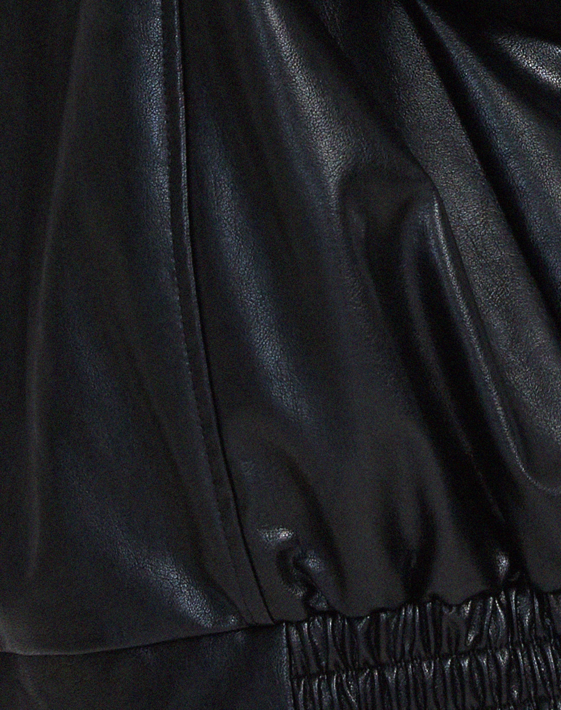 Sophia | Women's Oversized Faux Leather Bomber Jacket