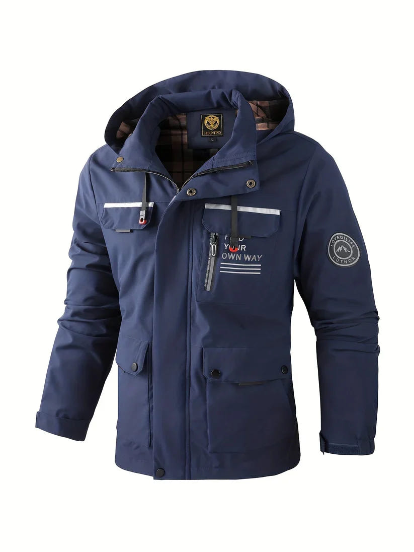 Bastian | Men's Waterproof Hooded Cargo Winter Jacket