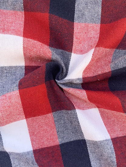 Wrenlee | Women's Relaxed Buffalo Check Plaid Button Up Shirt