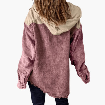 Sierra | Women's Colorblock Corduroy Button-Up Shacket