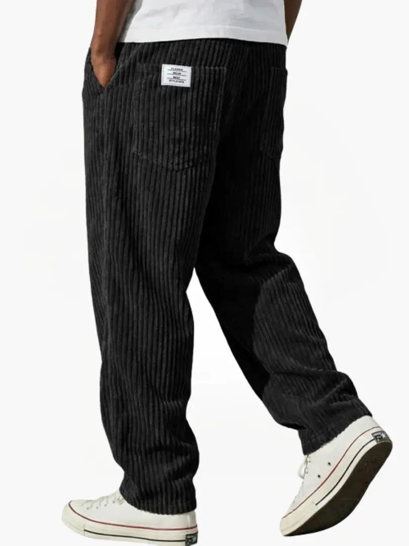 Marlow | Men's Corduroy Relaxed Fit Wide Leg Pants