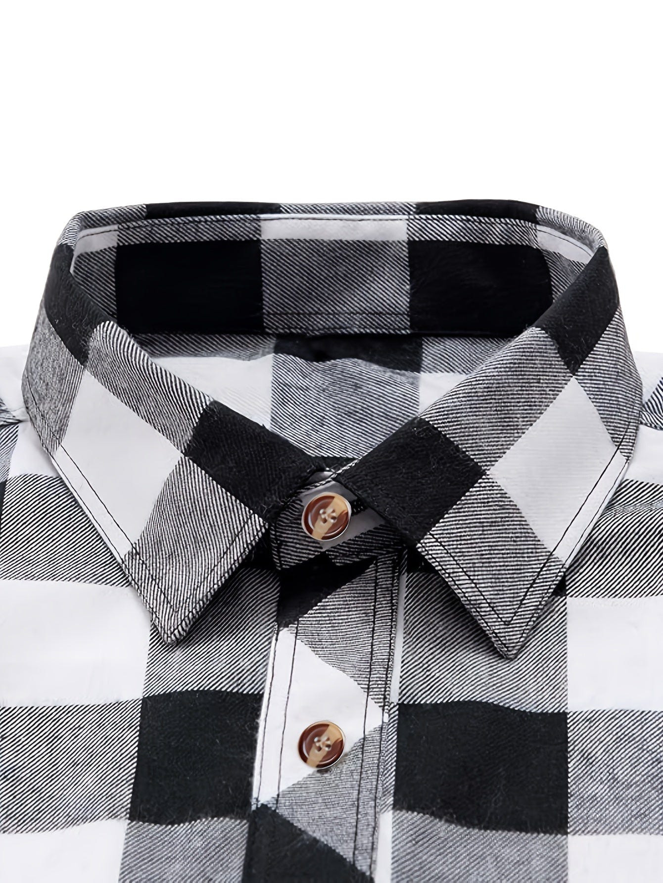 Wrenlee | Women's Relaxed Buffalo Check Plaid Button Up Shirt