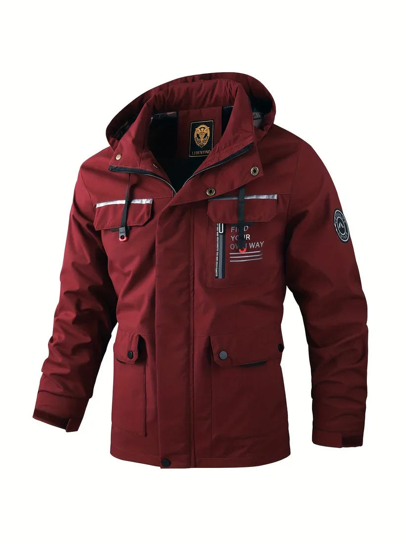 Bastian | Men's Waterproof Hooded Cargo Winter Jacket