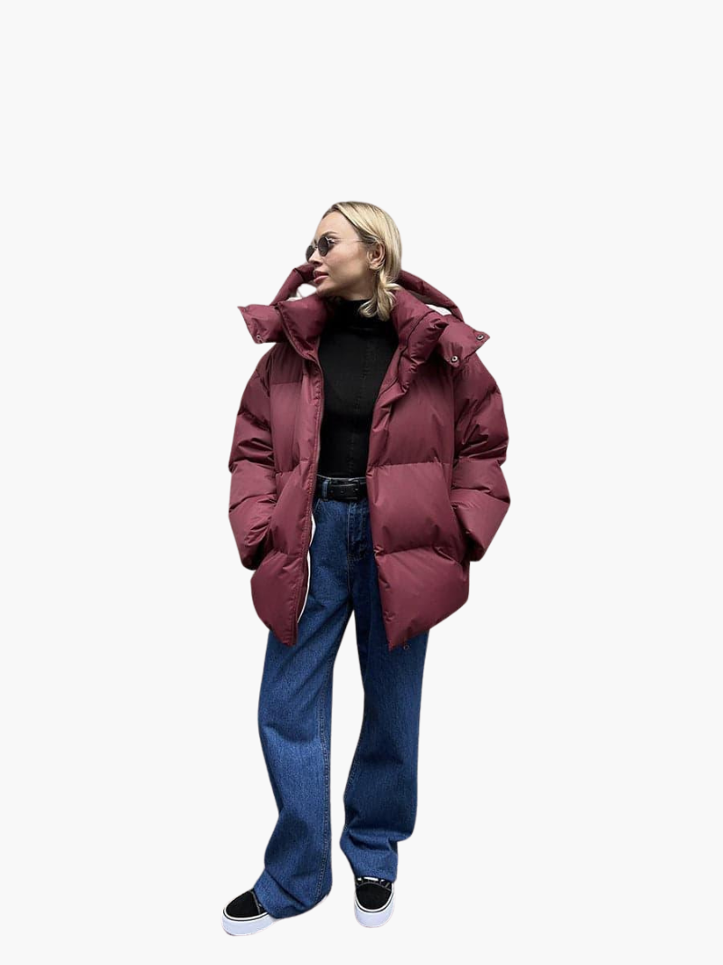 Aspen | Women's Hooded Oversized Quilted Puffer Jacket