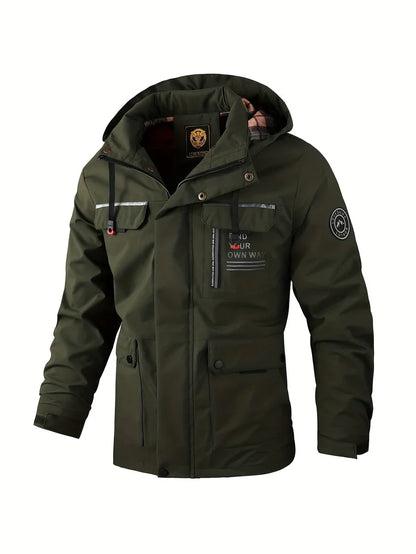 Bastian | Men's Waterproof Hooded Cargo Winter Jacket