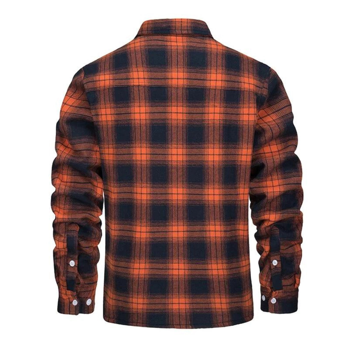 Bowen | Men's Sherpa Lined Plaid Flannel Shirt Jacket