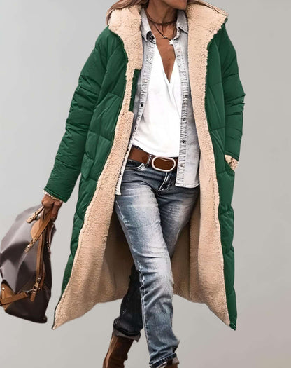 Marlowyd | Women's Long Puffer Fleece Lined Hooded Winter Coat