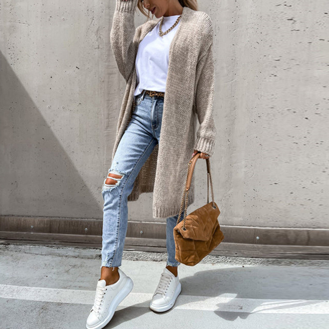 Wrenley | Women's Relaxed Fit Longline Knitted Cardigan