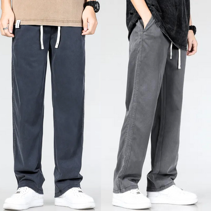 Halloway | Men's Straight Leg Loose Fit Drawstring Pants