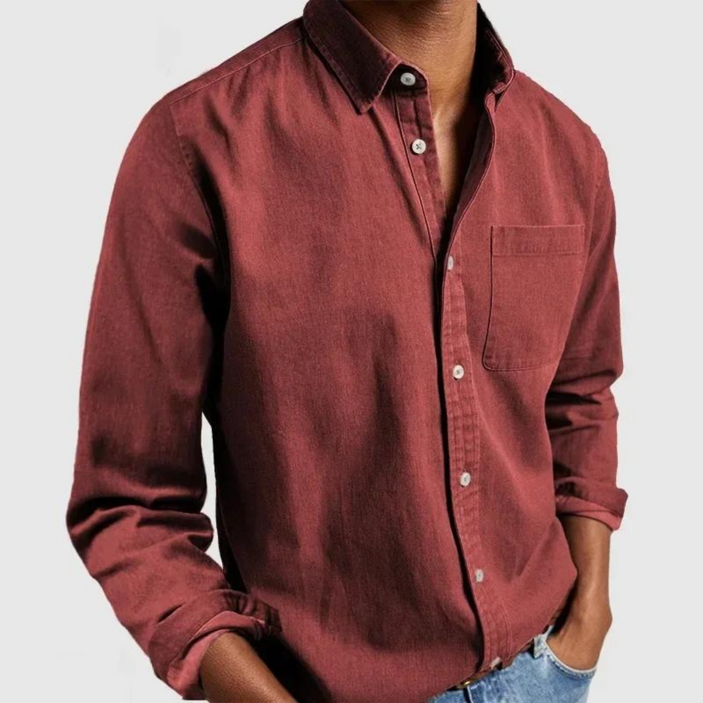 Holden | Men's Long Sleeve Button Down Chest Pocket Shirt