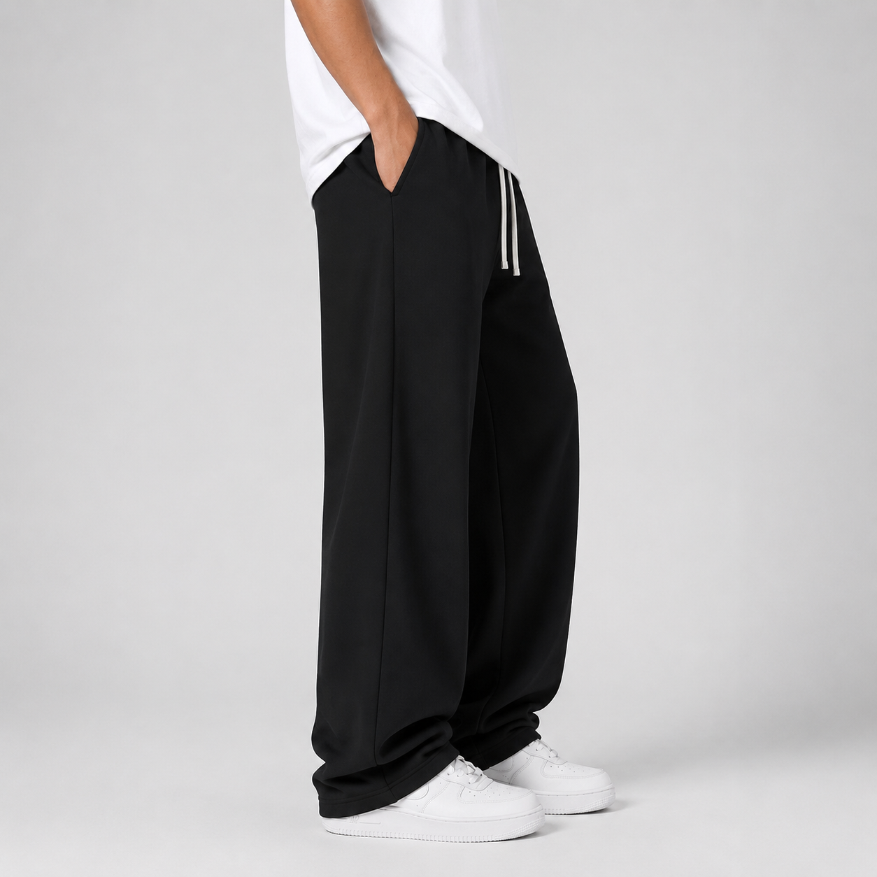 Kaelan | Men's Loose Fit Wide Leg Drawstring Jogger