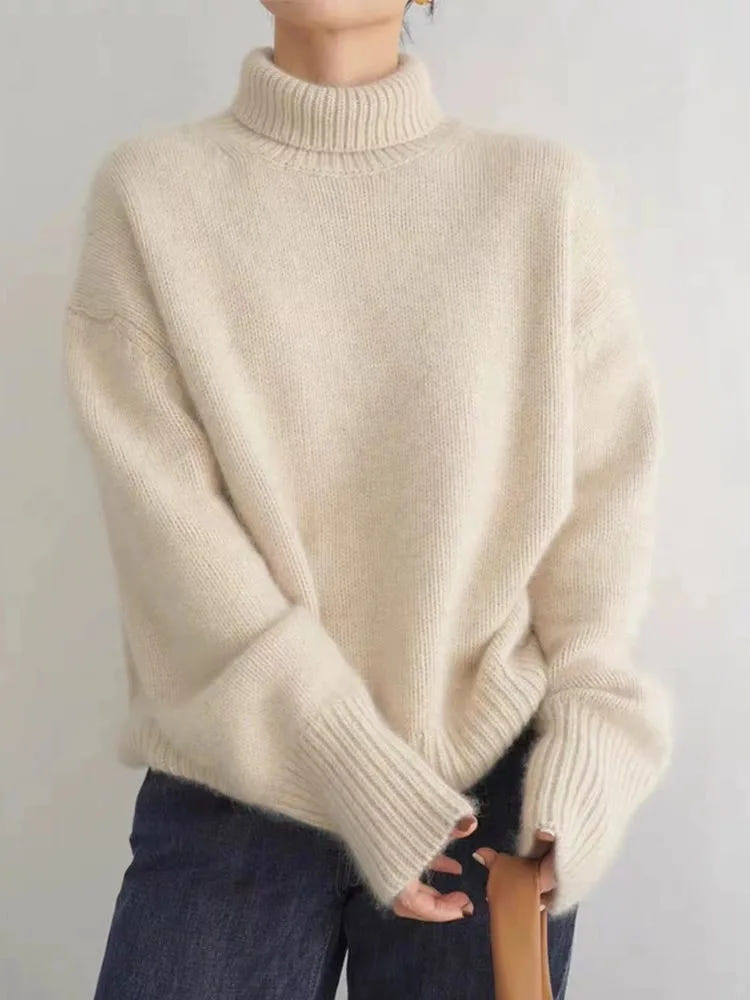 Marlowe | Women's Rollneck Soft Knit Turtleneck Sweater
