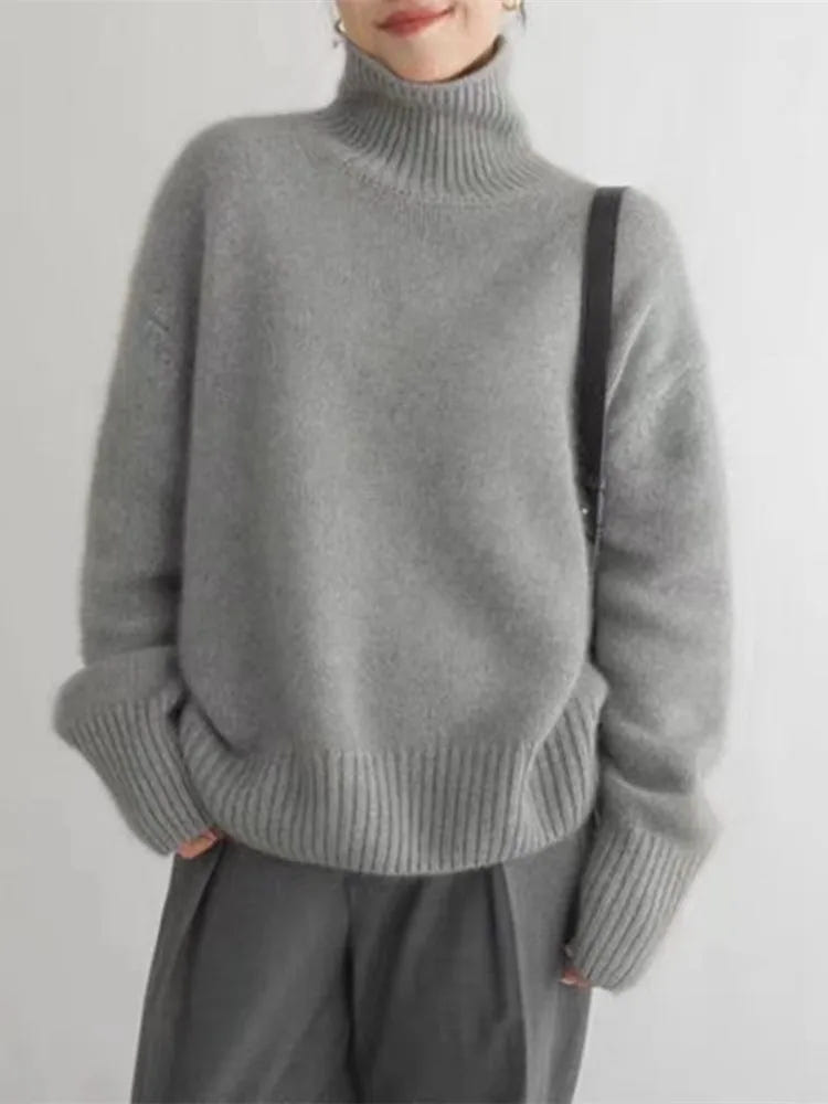 Marlowe | Women's Rollneck Soft Knit Turtleneck Sweater