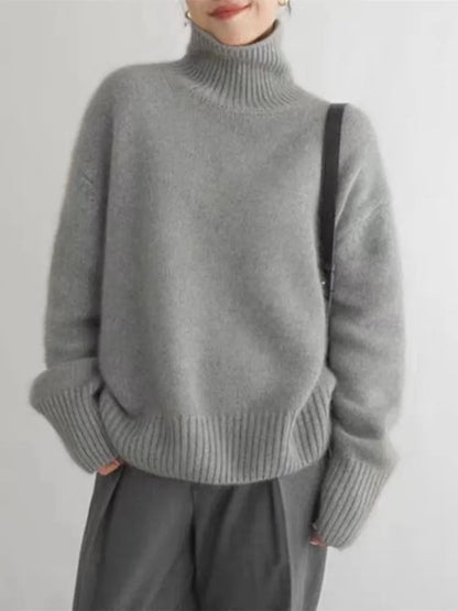 Marlowe | Women's Rollneck Soft Knit Turtleneck Sweater