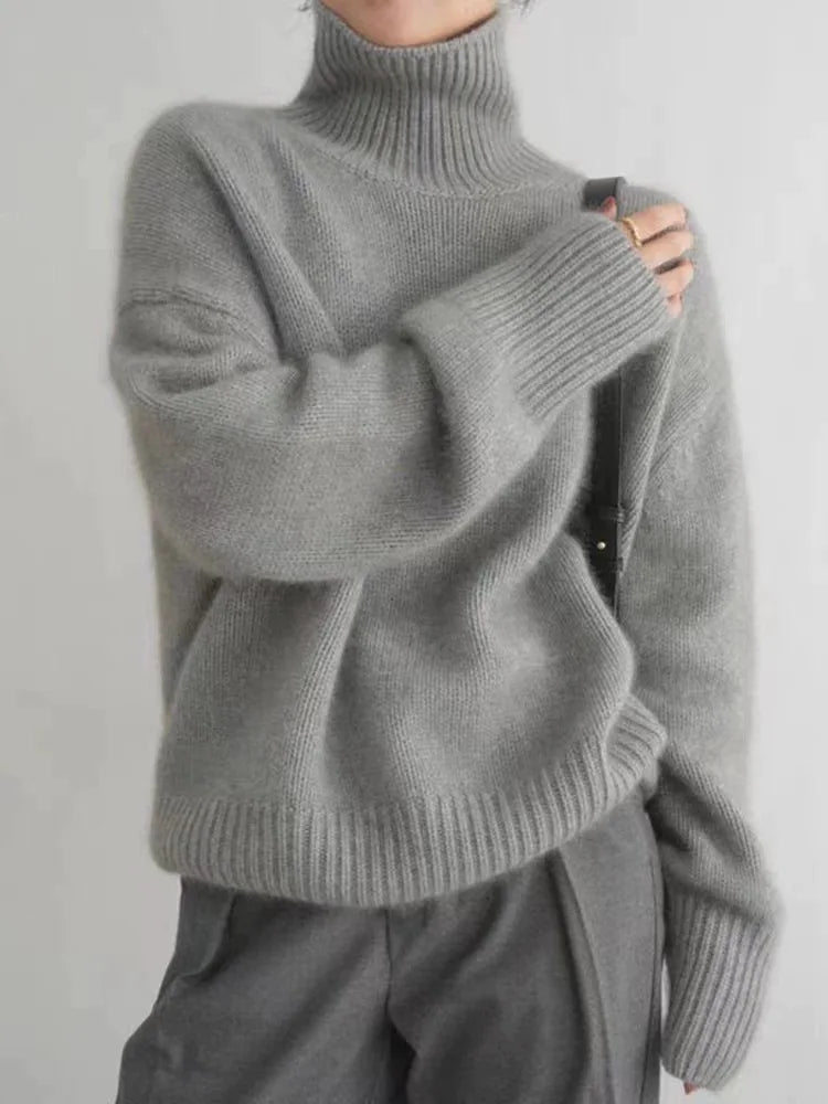 Marlowe | Women's Rollneck Soft Knit Turtleneck Sweater