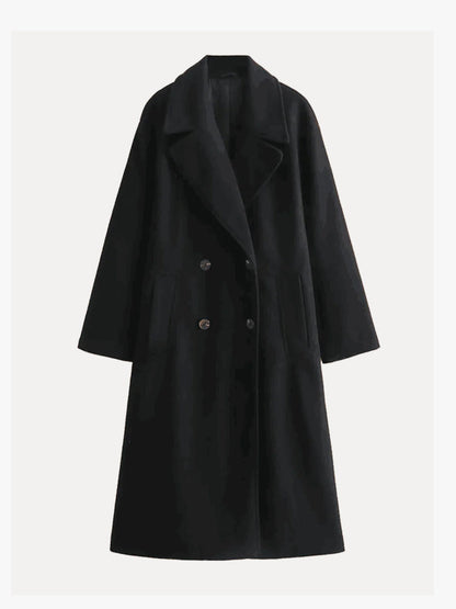 Corinne | Women's Wool Blend Longline Trench Coat