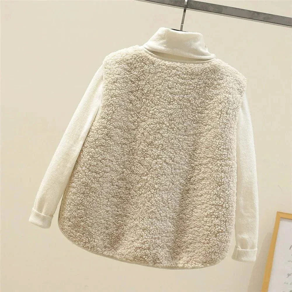 Bexworth | Women's Sherpa Fleece Button-Front Layering Vest