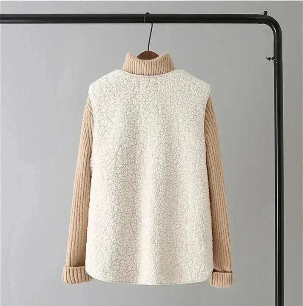 Bexworth | Women's Sherpa Fleece Button-Front Layering Vest