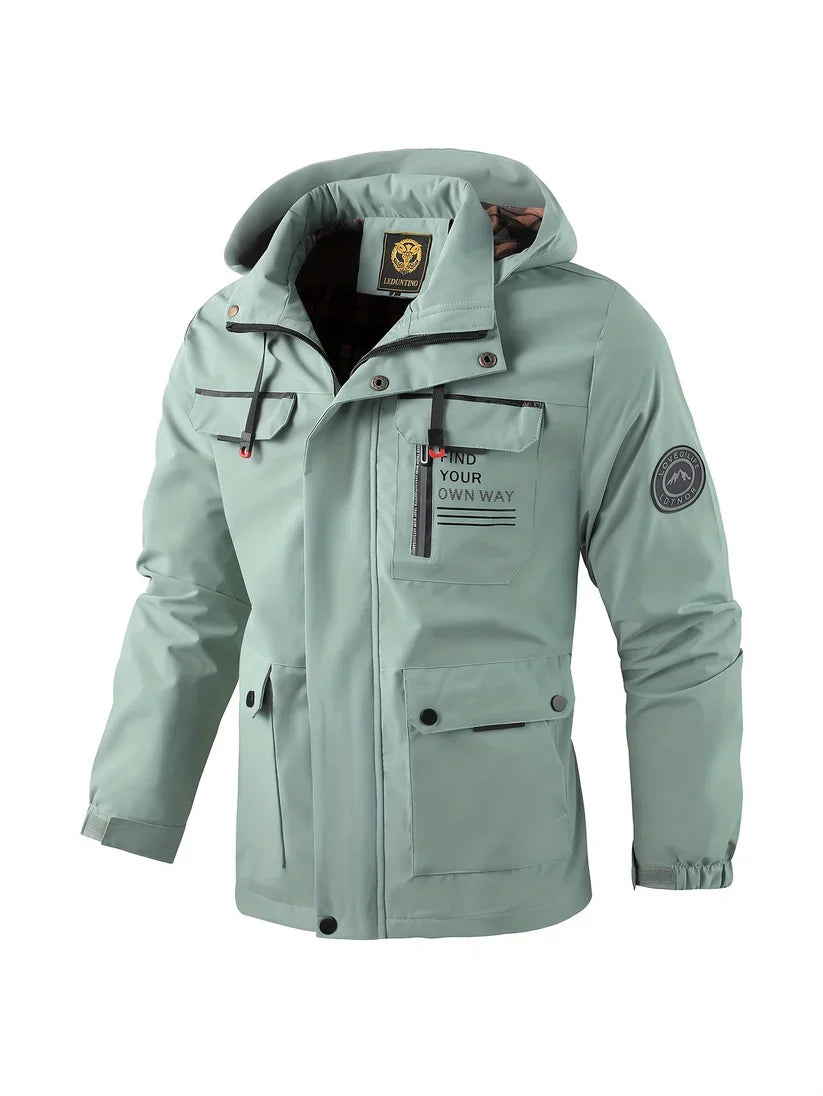 Bastian | Men's Waterproof Hooded Cargo Winter Jacket