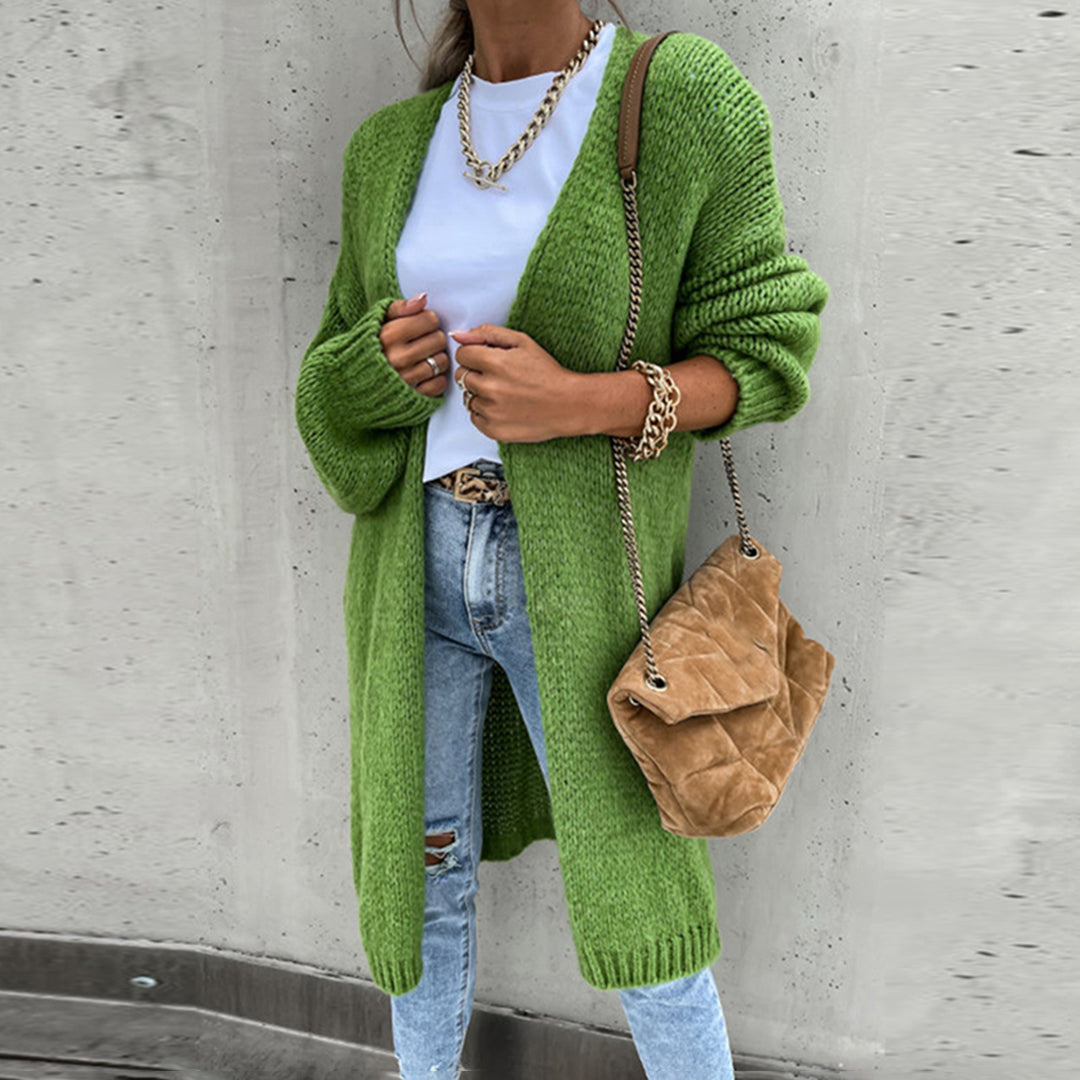 Wrenley | Women's Relaxed Fit Longline Knitted Cardigan