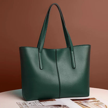Larken | Women's Leather Look Tote Shoulder Bag