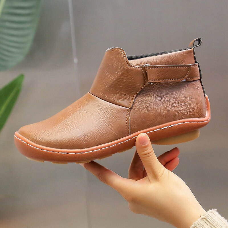 Ottoline | Women's Handmade Leather Suede Ankle Boot