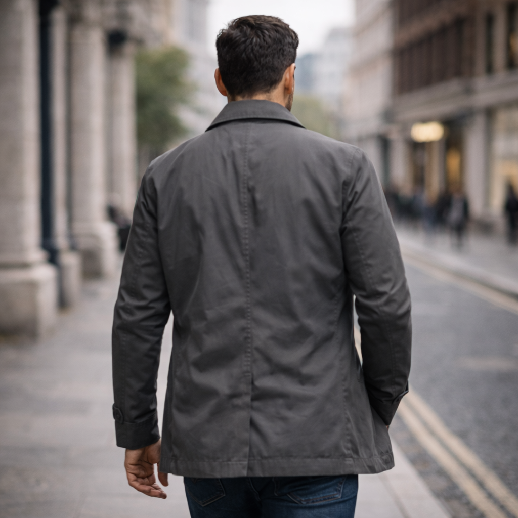 Alaric | Men's Water-Repellent Collared All-Weather Jacket