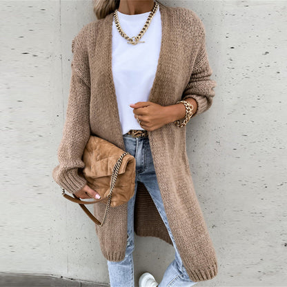 Wrenley | Women's Relaxed Fit Longline Knitted Cardigan