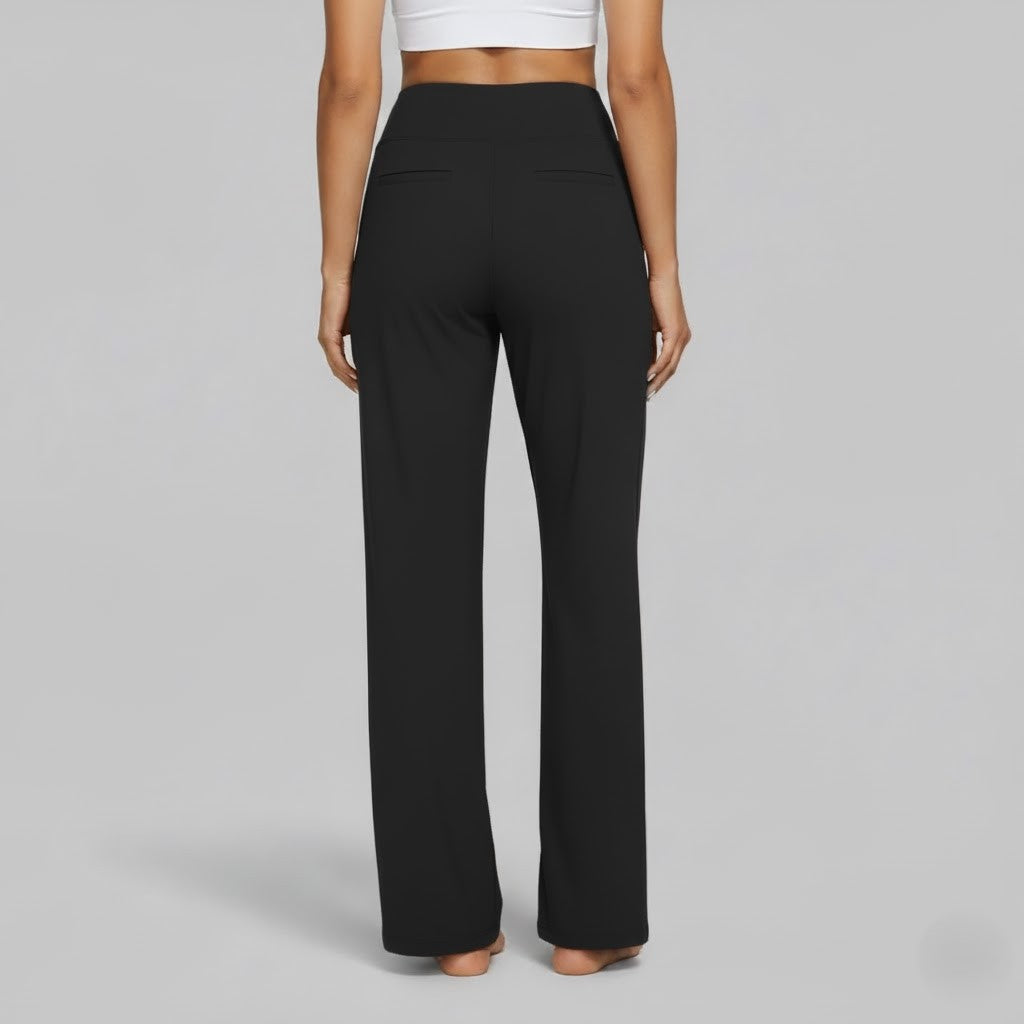 Camille | High Waist Wide Leg Stretch Casual Pants