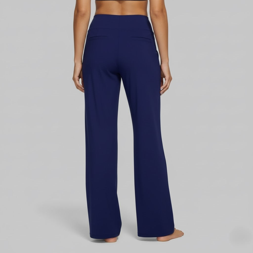 Camille | High Waist Wide Leg Stretch Casual Pants