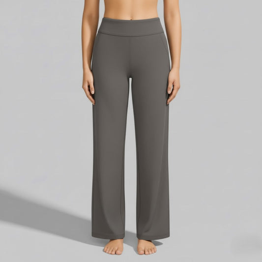 Camille | High Waist Wide Leg Stretch Casual Pants