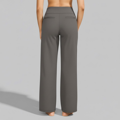 Camille | High Waist Wide Leg Stretch Casual Pants