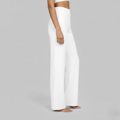 Camille | High Waist Wide Leg Stretch Casual Pants
