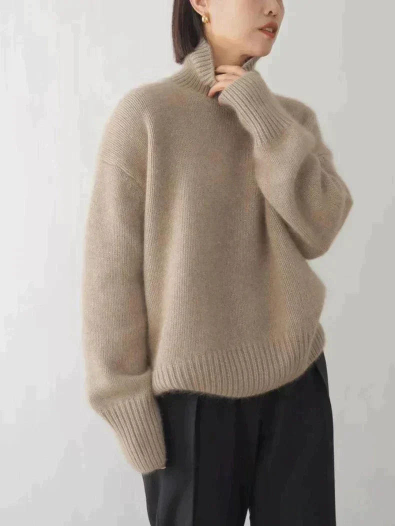 Marlowe | Women's Rollneck Soft Knit Turtleneck Sweater