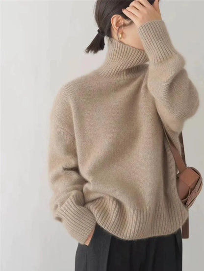 Marlowe | Women's Rollneck Soft Knit Turtleneck Sweater