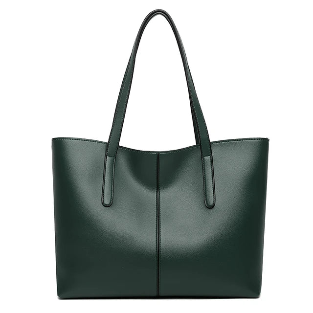 Larken | Women's Leather Look Tote Shoulder Bag