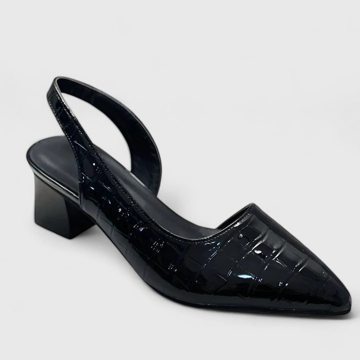 Severine | Women's Slingback Pointed Toe Block Heel Pump