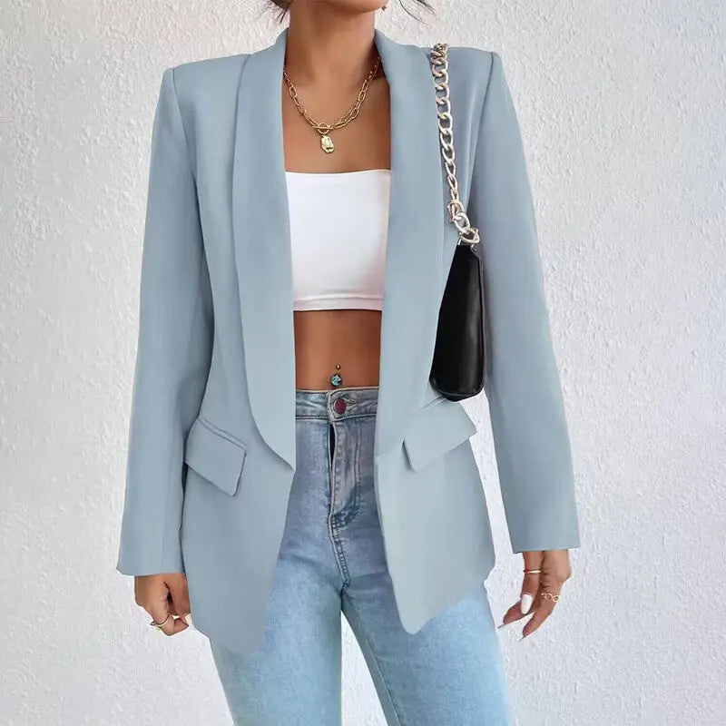 Ophira | Women's Classic Tailored Open Front Blazer