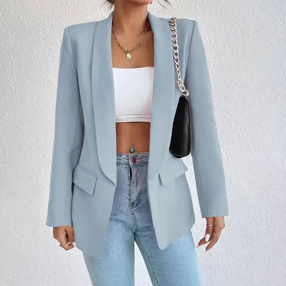 Ophira | Women's Classic Tailored Open Front Blazer
