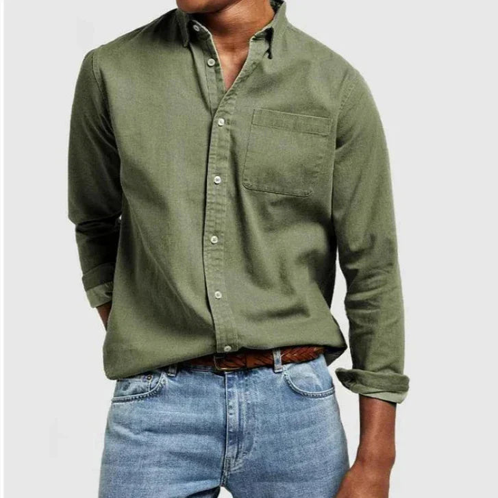 Holden | Men's Long Sleeve Button Down Chest Pocket Shirt