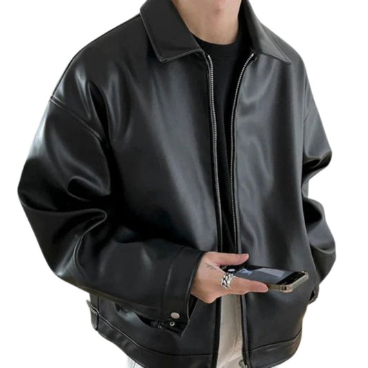 Martin | Men's Streetwear Oversized Collared Bomber Jacket