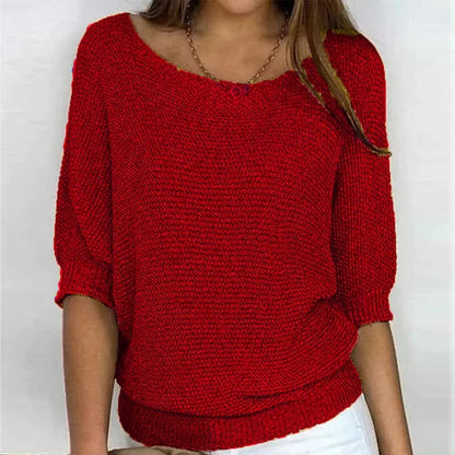 Marlise | Women's Relaxed Knit Batwing Sweater