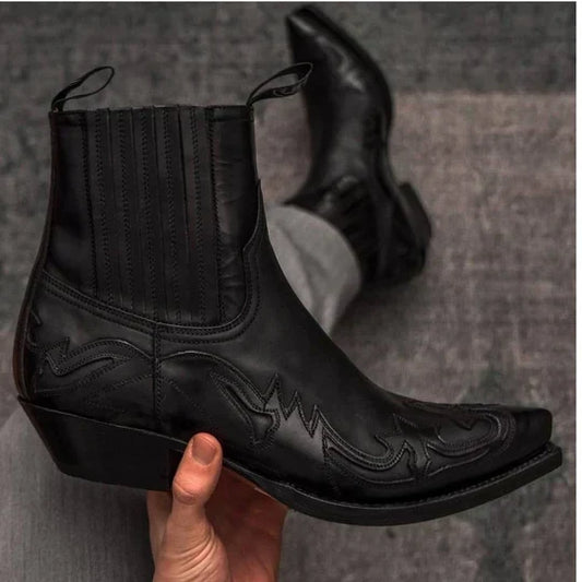 Bradley | Men's Western Cowboy Chelsea Ankle Boot