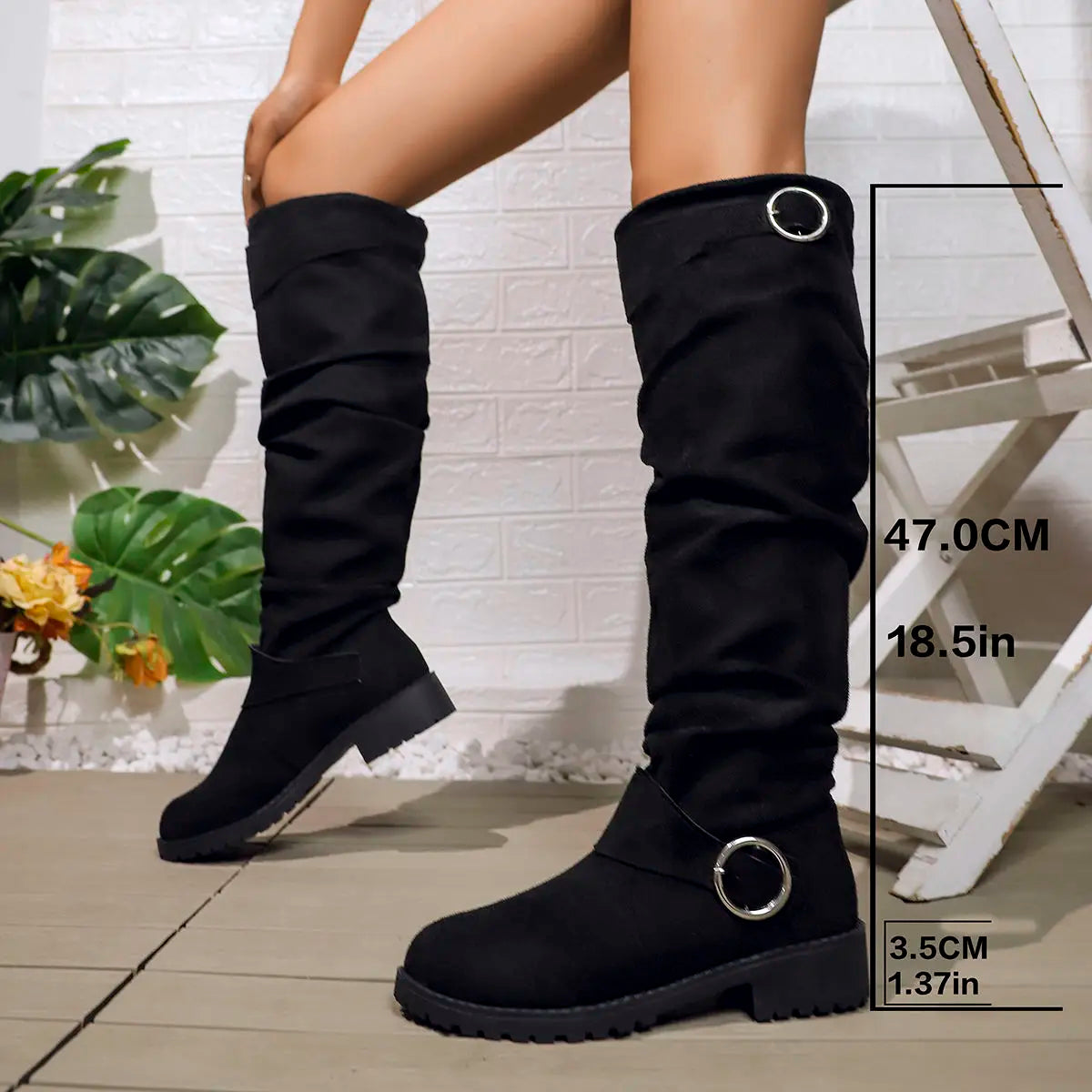 Sorrel | Women's Slouchy Buckle Knee High Boots