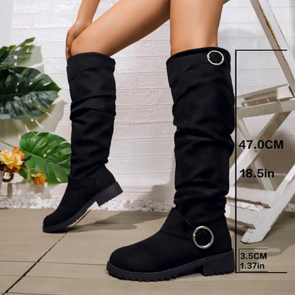 Sorrel | Women's Slouchy Buckle Knee High Boots