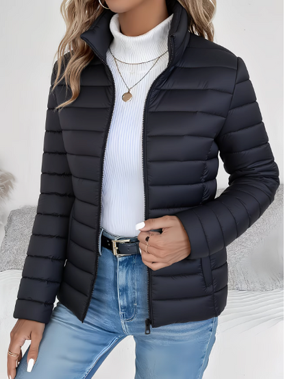 Catriona | Women's Lightweight Quilted Stand Collar Jacket