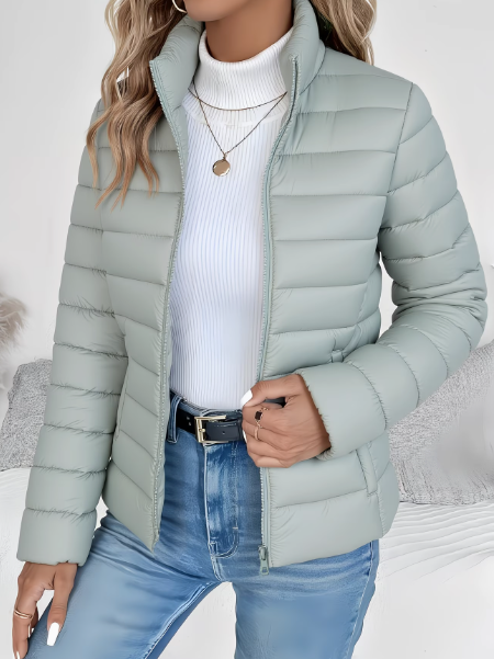 Catriona | Women's Lightweight Quilted Stand Collar Jacket