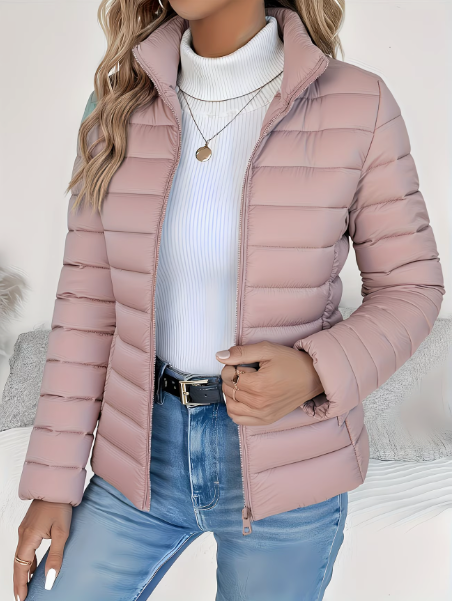 Catriona | Women's Lightweight Quilted Stand Collar Jacket