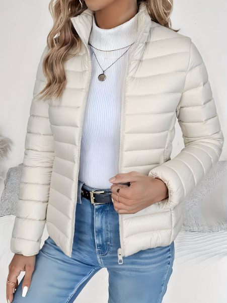 Catriona | Women's Lightweight Quilted Stand Collar Jacket